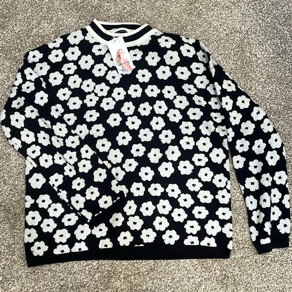 Floral Sweater